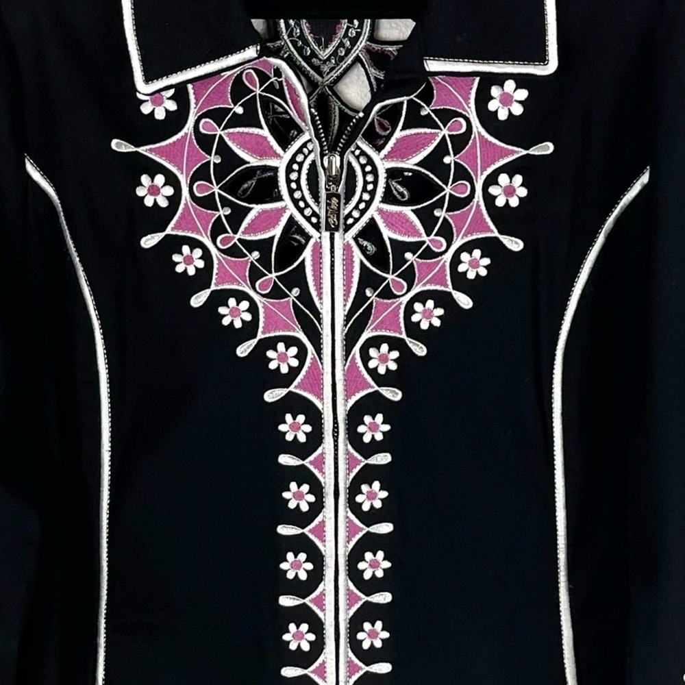 Bob Mackie Jacket XL Black - Picture 5 of 13